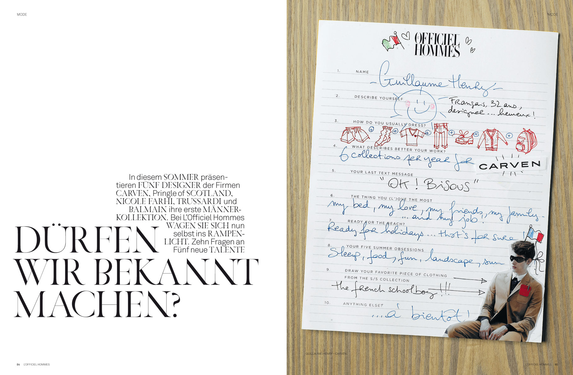 thomas elsner studio | l'officiel hommes spring 2012