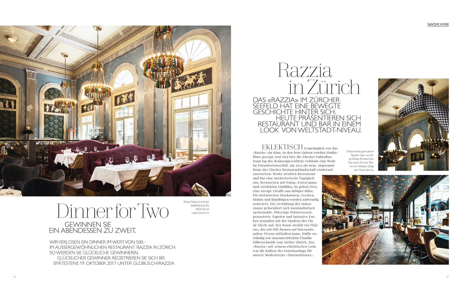 thomas elsner studio | globus magazine 2017