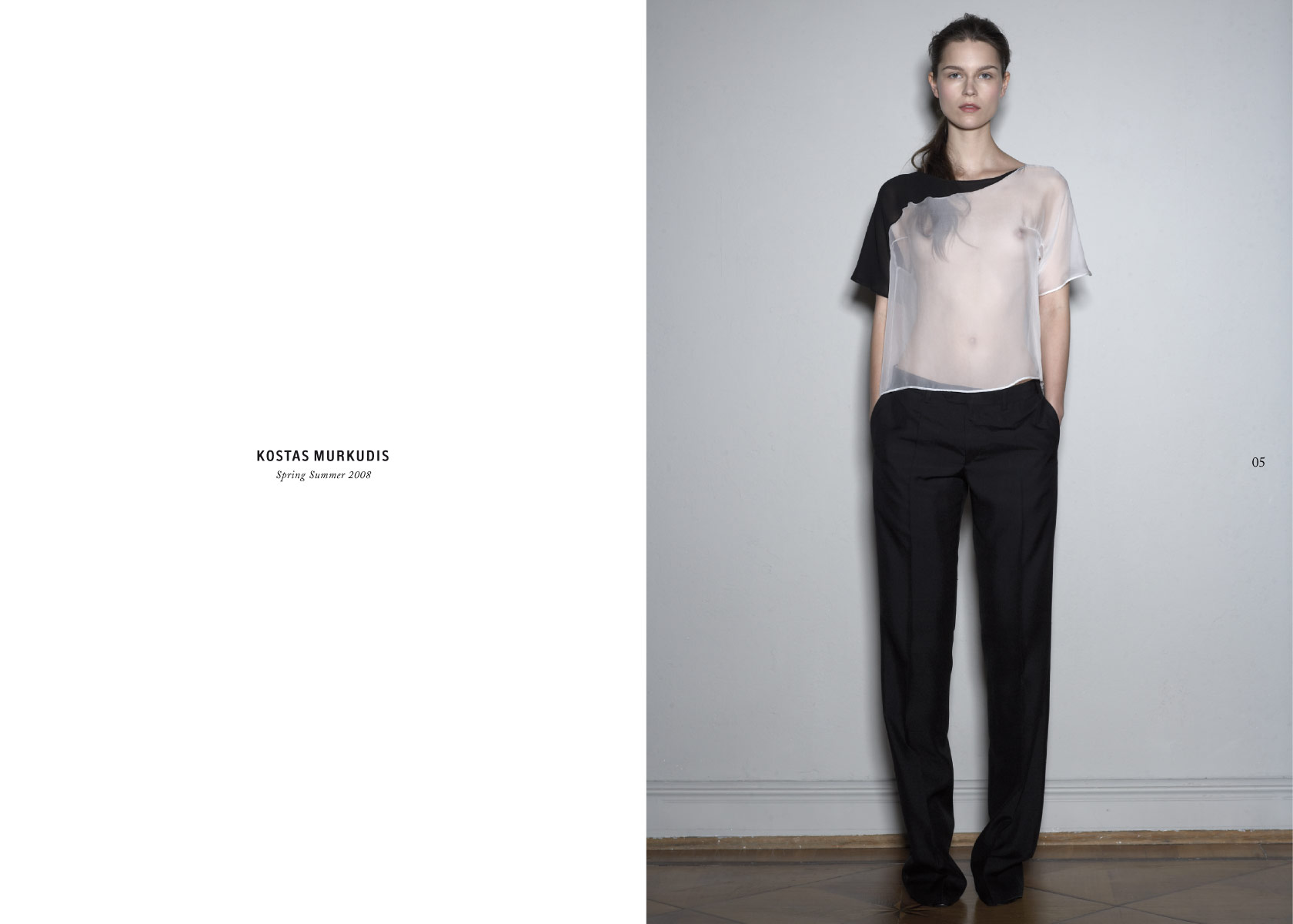 thomas elsner studio | kostas murkudis spring/summer 2008 catalogue & advertising